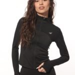 Фин суичър с рипс панелен акцент