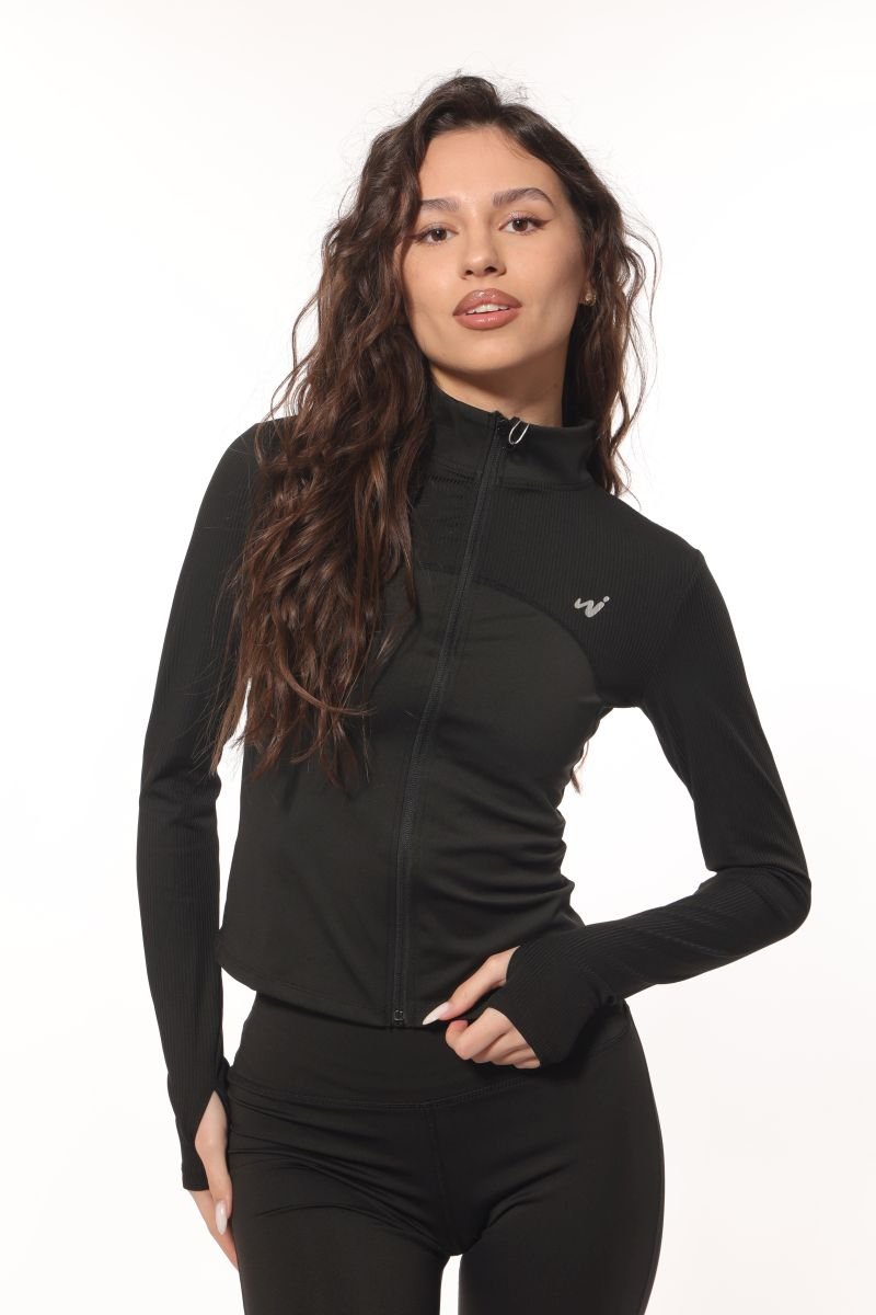 image284 Фин суичър с рипс панелен акцент - Image 1